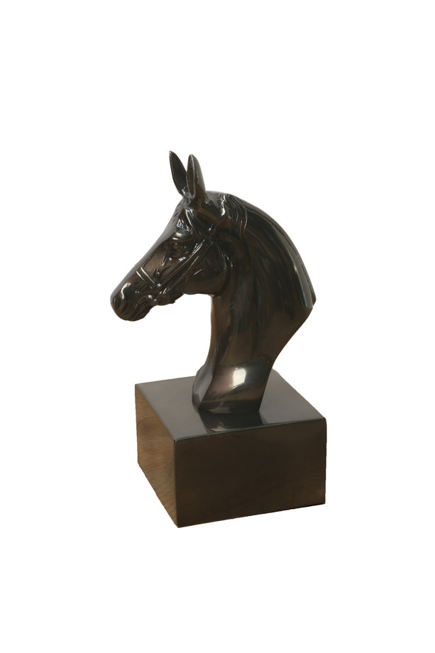CABEZA CABALLO CON BASE ALUMINIO