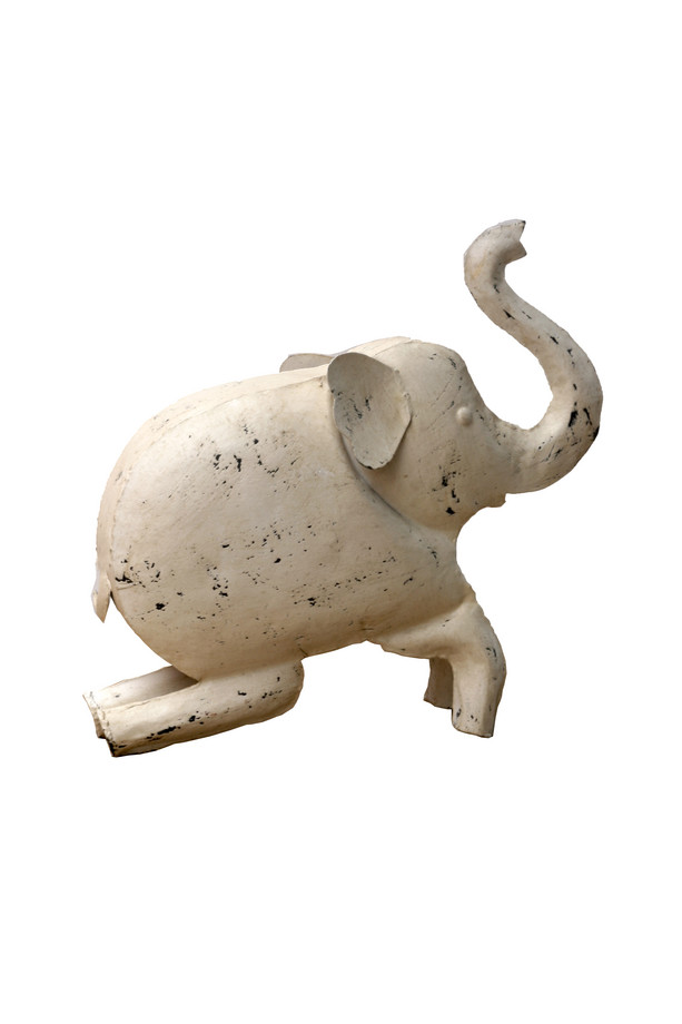 ELEFANTE HIERRO BLANCO DECAPADO