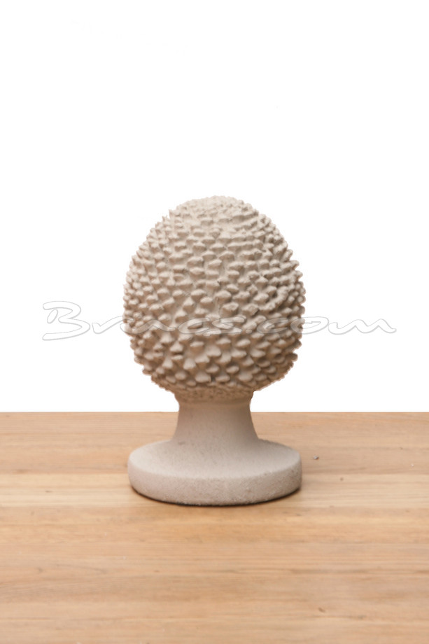 [555CF054] PEDESTAL PIÑA PQ. RESINA GRISÁCEA