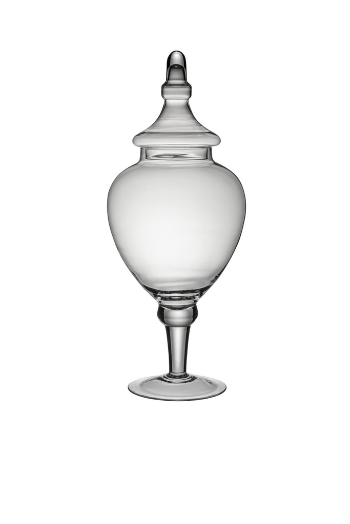 [240BW105] URNA CRISTAL PQ. C/ TAPA