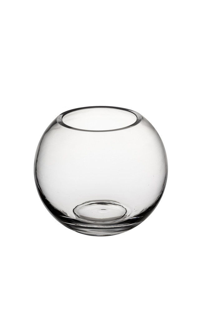 [240BW181] PECERA REDONDA MEDIANA CRISTAL