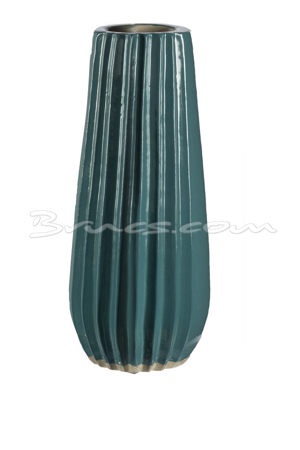[399CA162] FLORERO GR. CERÁMICA AZUL