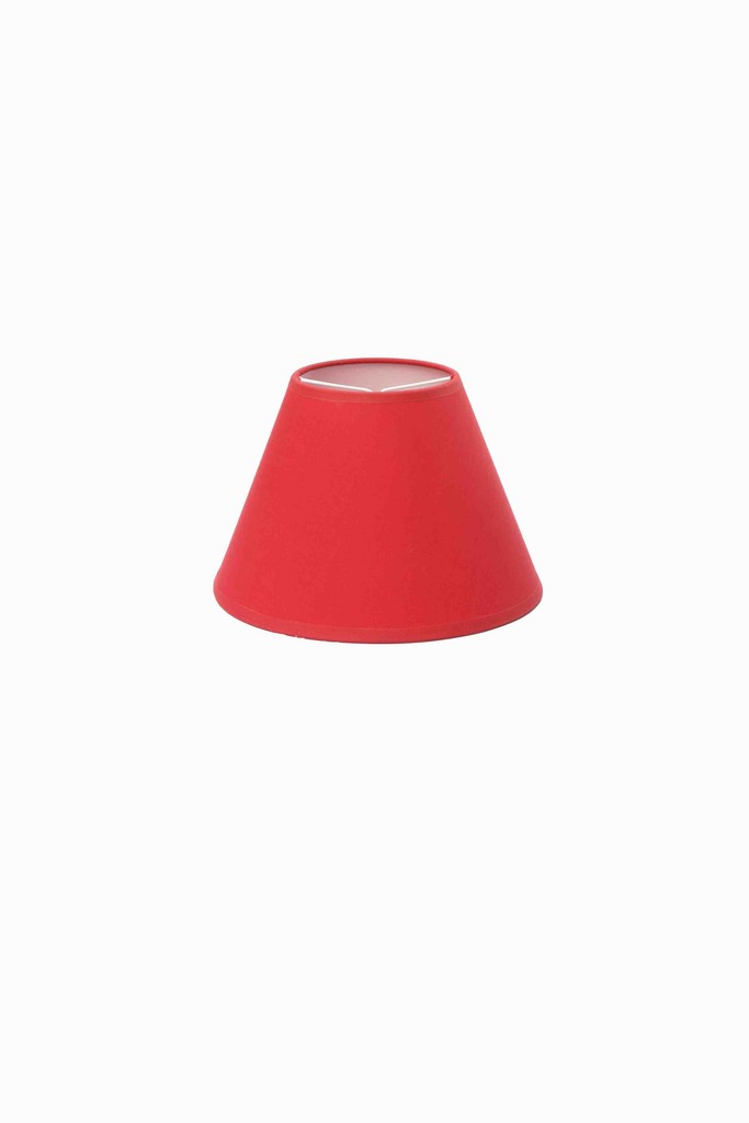[310AR030] PANTALLA LONETA COLOR ROJO C/ PINZA