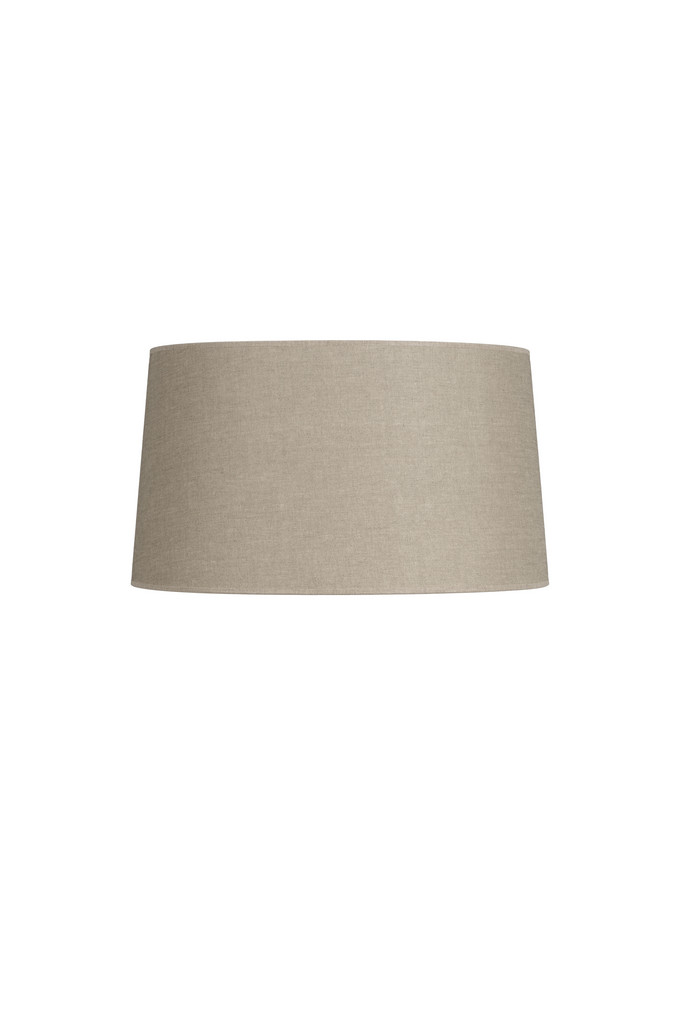 [310AR102] PANTALLA LINO OSCURO 50x45x28h cm