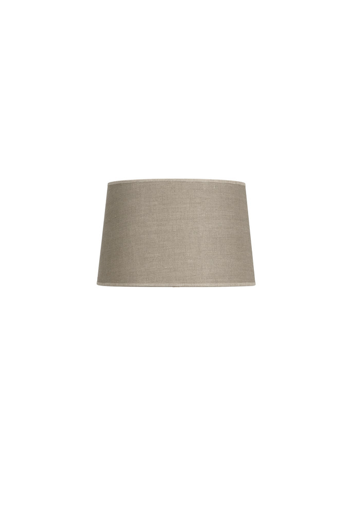 [310AR113] PANTALLA LINO OSCURO 30x27x19h cm