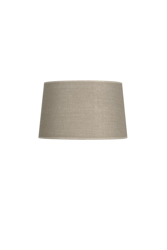 [310AR114] PANTALLA LINO OSCURO 40x35x25h cm