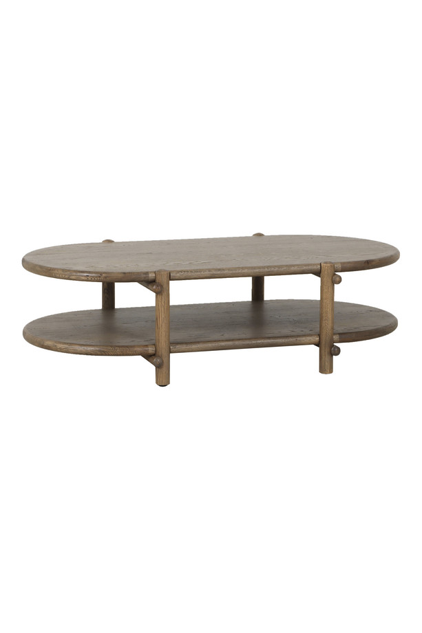 [377WB1516] MESA CENTRO MEGREZ ROBLE COLOR NOGAL