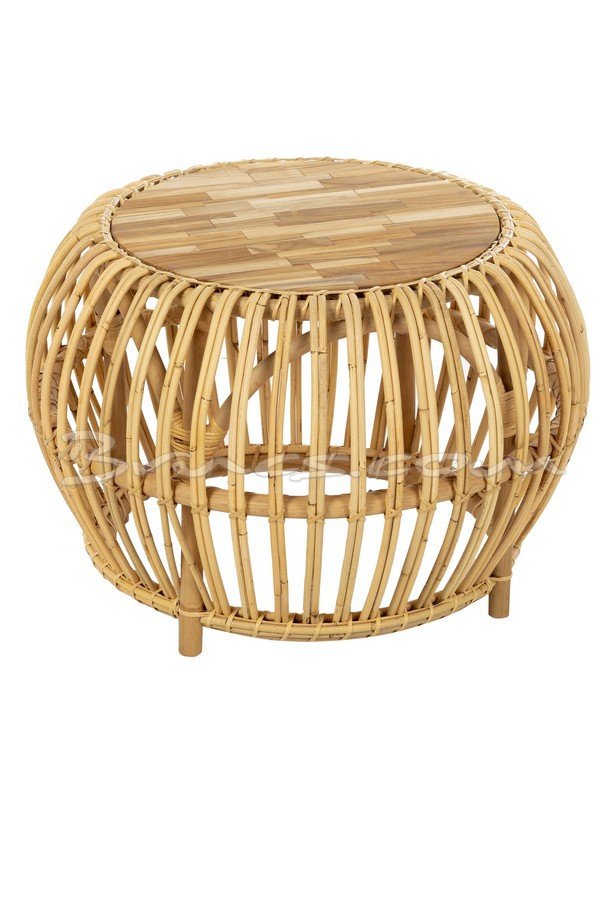 [514BA136] MESA AUXILIAR PANAY RATTAN
