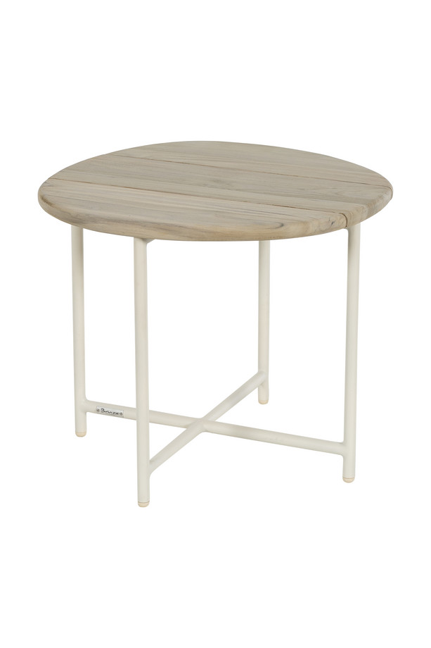 [662VE004] MESA RINCÓN NGUNGUN ALUMINIO Y TEKA