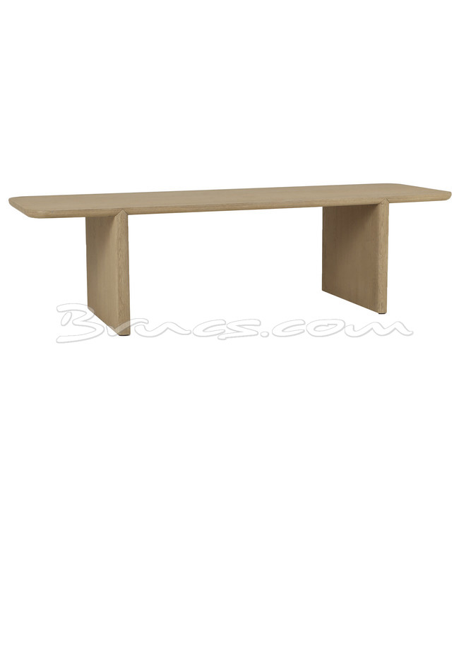 [377WB1389] MESA COMEDOR DENALI ROBLE NATURAL