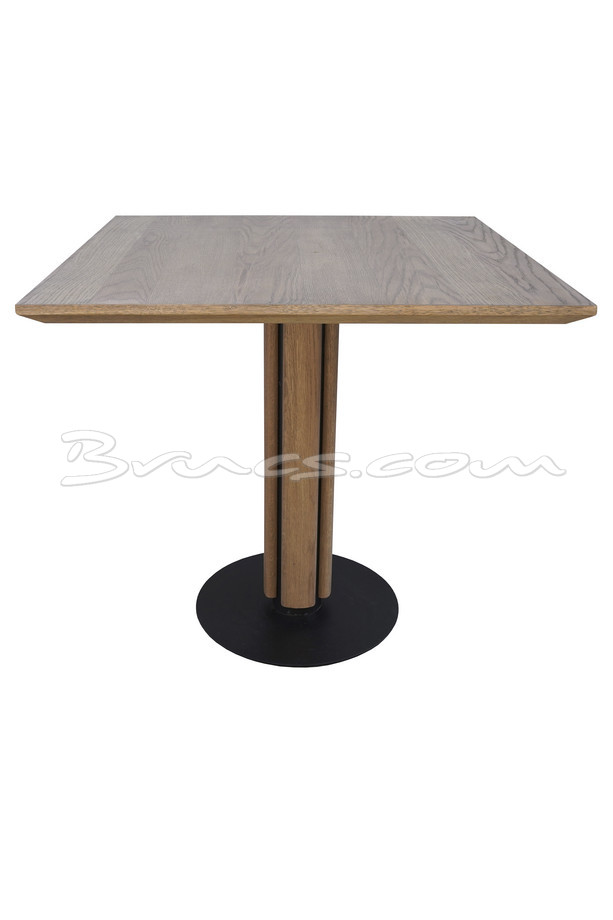 [620HH120] MESA COMEDOR NISI ROBLE Y HIERRO