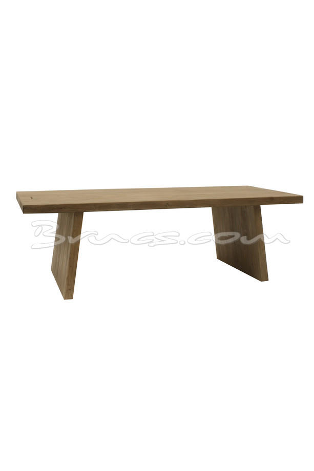 [653SC010] MESA COMEDOR FORAKER PINO NATURAL