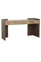 MESA CONSOLA CARINAE ROBLE CON 2 CAJONES